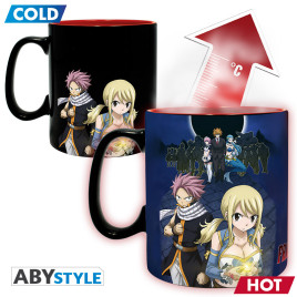 FAIRY TAIL - Mug Heat Change - 460 ml - Natsu & Lucy x2 DT