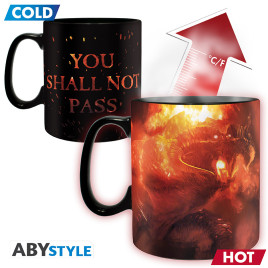 LORD OF THE RINGS - Mug Heat Change - 460 ml - You shall not pass x2*