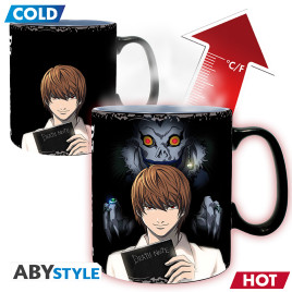 DEATH NOTE - Mug Heat Change - 460 ml - Kira & L - card box x2