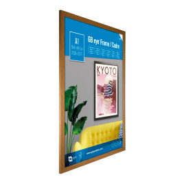 GBEYE - MDF Oak Frame - A1 - 59.4 x 84.1cm - X2*