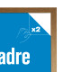 GBEYE - Cadre MDF Chêne - A1 - 59.4 x 84.1 cm - X2*