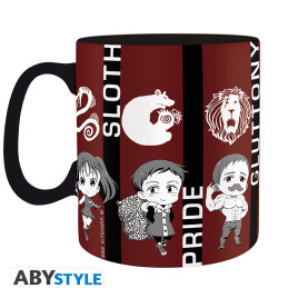 THE SEVEN DEADLY SINS - Mug - 460 ml - Chibi sins - box x2&nbsp;&nbsp;* DT