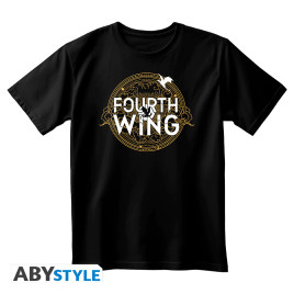 FOURTH WING - Tshirt noir unisexe - Logo