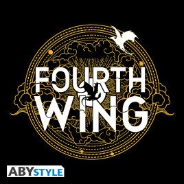 FOURTH WING - Tshirt noir unisexe - Logo