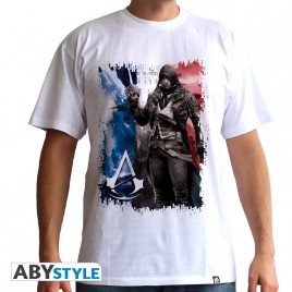 ASSASSIN'S CREED - Tshirt "AC5 - Drapeau" homme MC white - basic