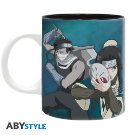 NARUTO - Mug - 320 ml - Equipe 7 vs Haku/Zabuza - subli - x2*