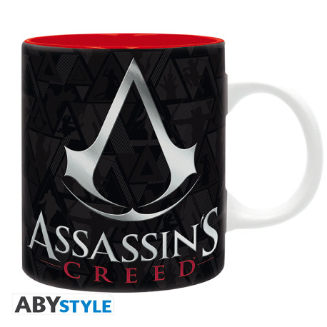 ASSASSIN'S CREED - Mug - 320 ml - Crest noir & rouge - subli x2