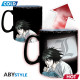 DEATH NOTE - Mug Heat Change - 460 ml - Kira & L Boîte CARTON x2