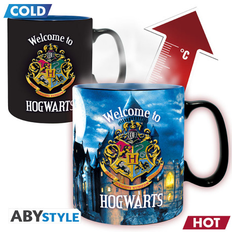 HARRY POTTER - Mug Heat Change - 460 ml - Lettre - boîte cartonx2