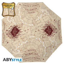 HARRY POTTER - Parapluie Réactif à l'eau - Carte du Maraudeur