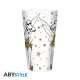 DISNEY - Verre XXL - 400 ml - Clochette Dorée - Paillettes x2