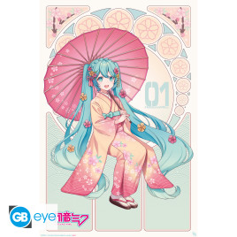 HATSUNE MIKU - Poster Maxi 91,5x61 FSC MIX - Sakura Kimono