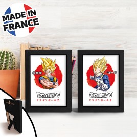 Dragon Ball Z - Black Kraft frame - Asst "Super Saiyan" Asian Art x20