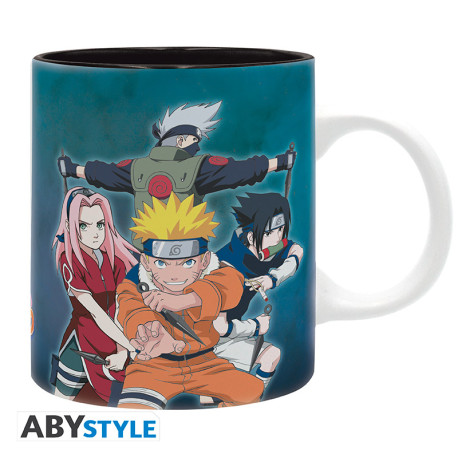 NARUTO - Mug - 320 ml - Team 7 vs Haku/Zabuza - subli - x2*