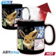 POKEMON - Mug Heat Change - 460 ml - Évoli - boîte carton x2