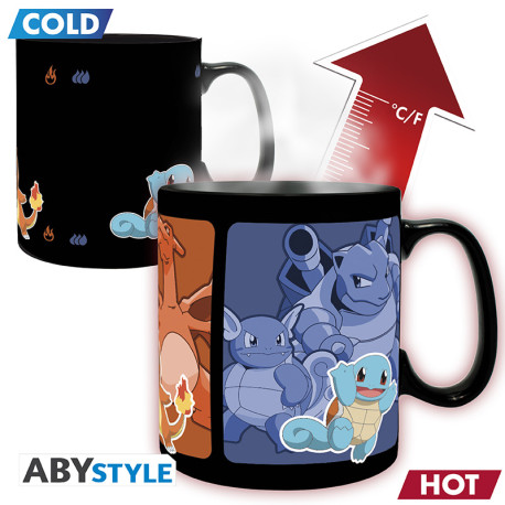 POKEMON - Mug Heat Change - 460 ml - Évolution - boîte carton x2