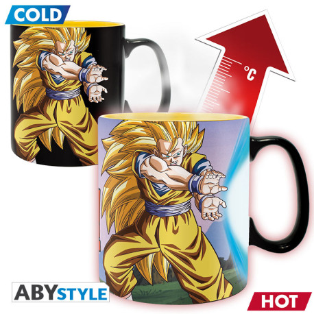 DRAGON BALL - Mug Heat Change - 460 ml -DBZ/Kamehameha-card x2