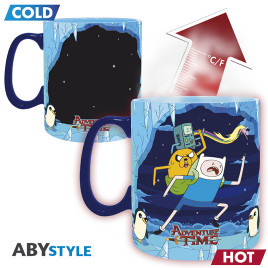 ADVENTURE TIME - Mug Heat Change - 460 ml x2 bo&icirc;te carton&nbsp;* DT