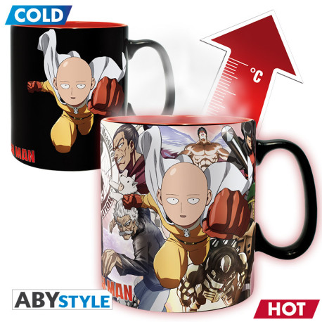 ONE PUNCH MAN - Mug Heat Change - 460 ml - Heroes - with box x2 DT