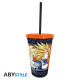 DRAGON BALL - Gobelet avec paille - 470 ml - DBZ/Super Saiyans