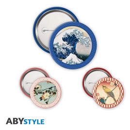 HOKUSAI - Badge Pack - Collection X4