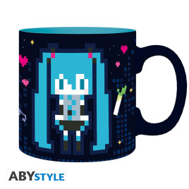 HATSUNE MIKU - Mug - 600 ml - Miku Pixel Art x2