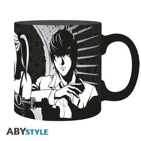 DEATH NOTE - Mug - 600 ml - Light, L & Misa x2