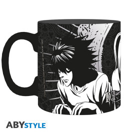 DEATH NOTE - Mug - 600 ml - Light, L & Misa x2
