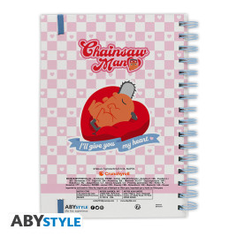 CHAINSAW MAN - Notebook A5 Spiral "Pochita" X4