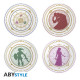 THE LEGEND OF ZELDA - Set de 4 Assiettes - Légendes d’Hyrule