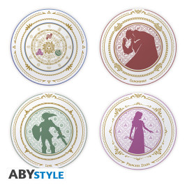 THE LEGEND OF ZELDA - Set de 4 Assiettes - Légendes d’Hyrule