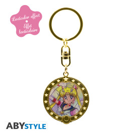 SAILOR MOON - Porte-clés Lenticular - Usagi & Sailor Moon X4
