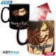 ATTACK ON TITAN - Mug Heat Change - 460 ml - TitanS3 -card x2 V2