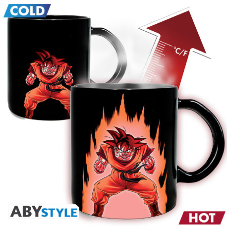 DRAGON BALL - Mug Heat Change - 460 ml - DBZ/ Goku x2