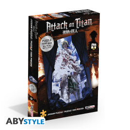 ATTACK ON TITAN - Puzzle 1000 pièces - Mikasa vs Titan Féminin