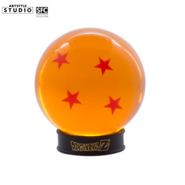 DRAGON BALL - Boule de cristal 4 étoiles 75 mm + socle