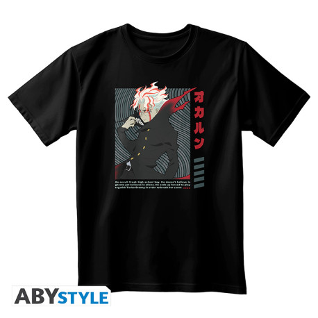 DAN DA DAN - Tshirt unisex black - Okarun Awakened