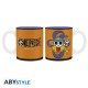 ONE PIECE - Set 2 mini-mugs - 110 ml - Luffy & Nami emblems x2