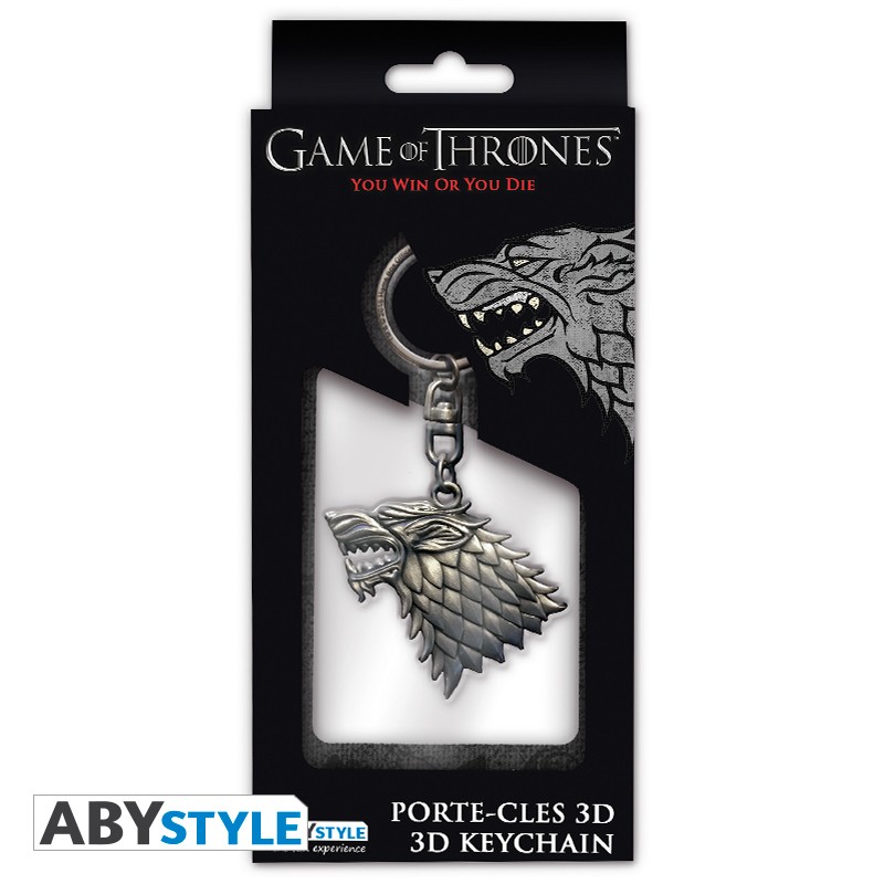GAME OF THRONES Keychain 3D "Stark" X2 Abysse Corp