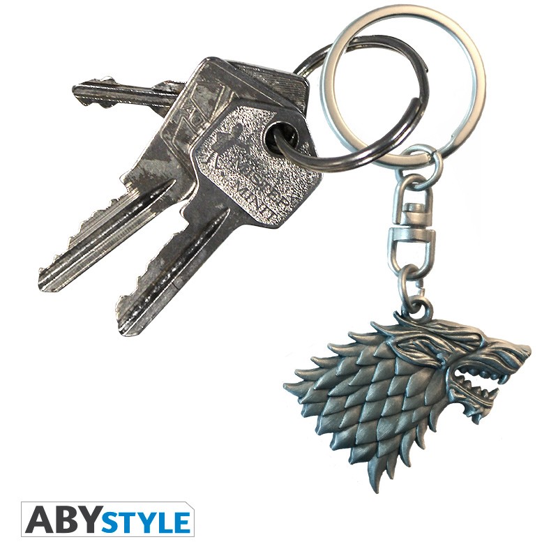 GAME OF THRONES Keychain 3D "Stark" X2 Abysse Corp