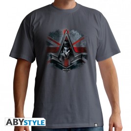 ASSASSIN'S CREED - Tshirt "Jacob Union Jack" man SS dark grey - basic