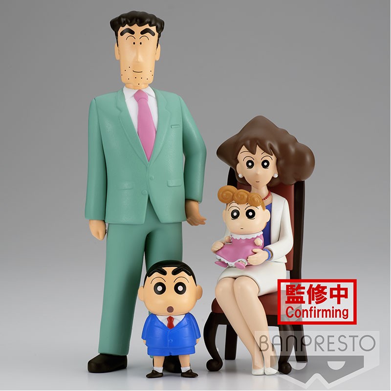 CRAYON SHINCHAN - NOHARA FAMILY FIGURE -Misae & Himawari - 15cm - Abysse  Corp