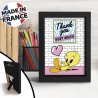 Looney Tunes - Cadre Kraft - "THANK YOU VERY MUCH" x2