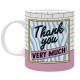 Looney Tunes - Mug 320ml - "THANK YOU VERY MUCH" x2