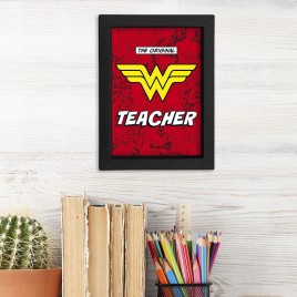 Wonder Woman - Cadre Kraft - THE ORIGINAL "W" TEACHER x2