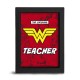 Wonder Woman - Cadre Kraft - THE ORIGINAL "W" TEACHER x2