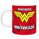 Wonder Woman - Mug 320ml - L'AUTHENTIQUE "W" MAÎTRESSE x2