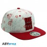 ONE PUNCH MAN - Snapback Cap - Beige & Red - Punches