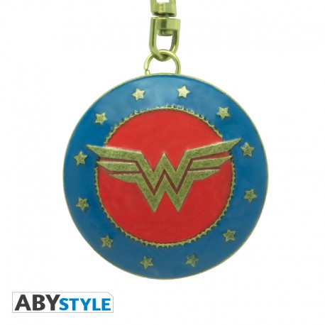 DC COMICS - Porte-clés 3D 'Bouclier Wonder Woman" X2