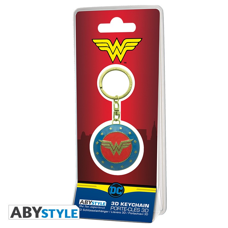 DC COMICS Keychain 3D "Shield Wonder Woman" X2* Abysse Corp